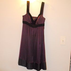 Banana Republic Silk and Velvet Trim Dress
